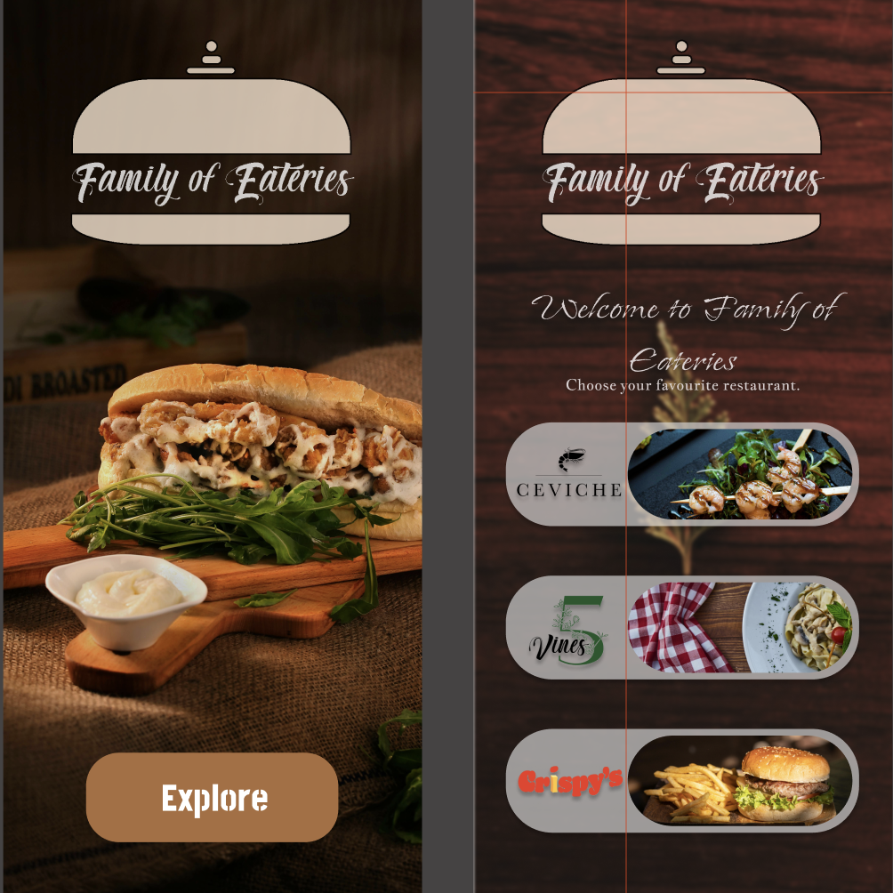 Restaurant web app preview